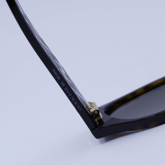 Fendi FE40158I 52E Sunglasses Dark Havana Oval Frame, Brown Lenses - Picture 7 of 10